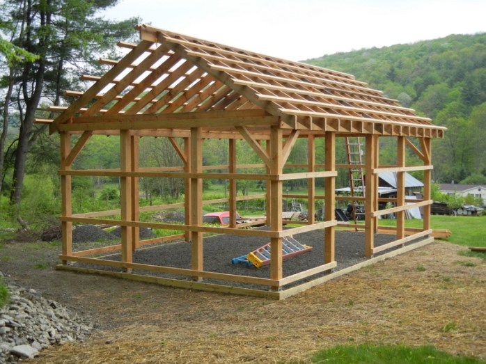 pole barn frame