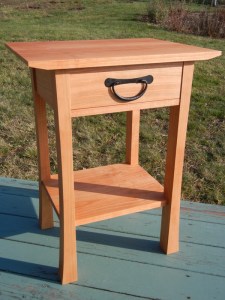 cherry side table