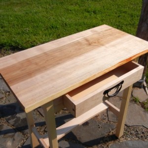 single maple board tabletop