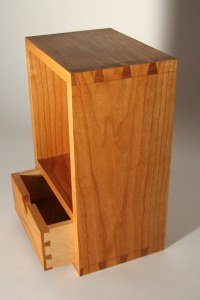 dovetailed cherry cabinet